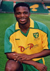 Former Norwich striker Zema Abbey  also played for Forest Green